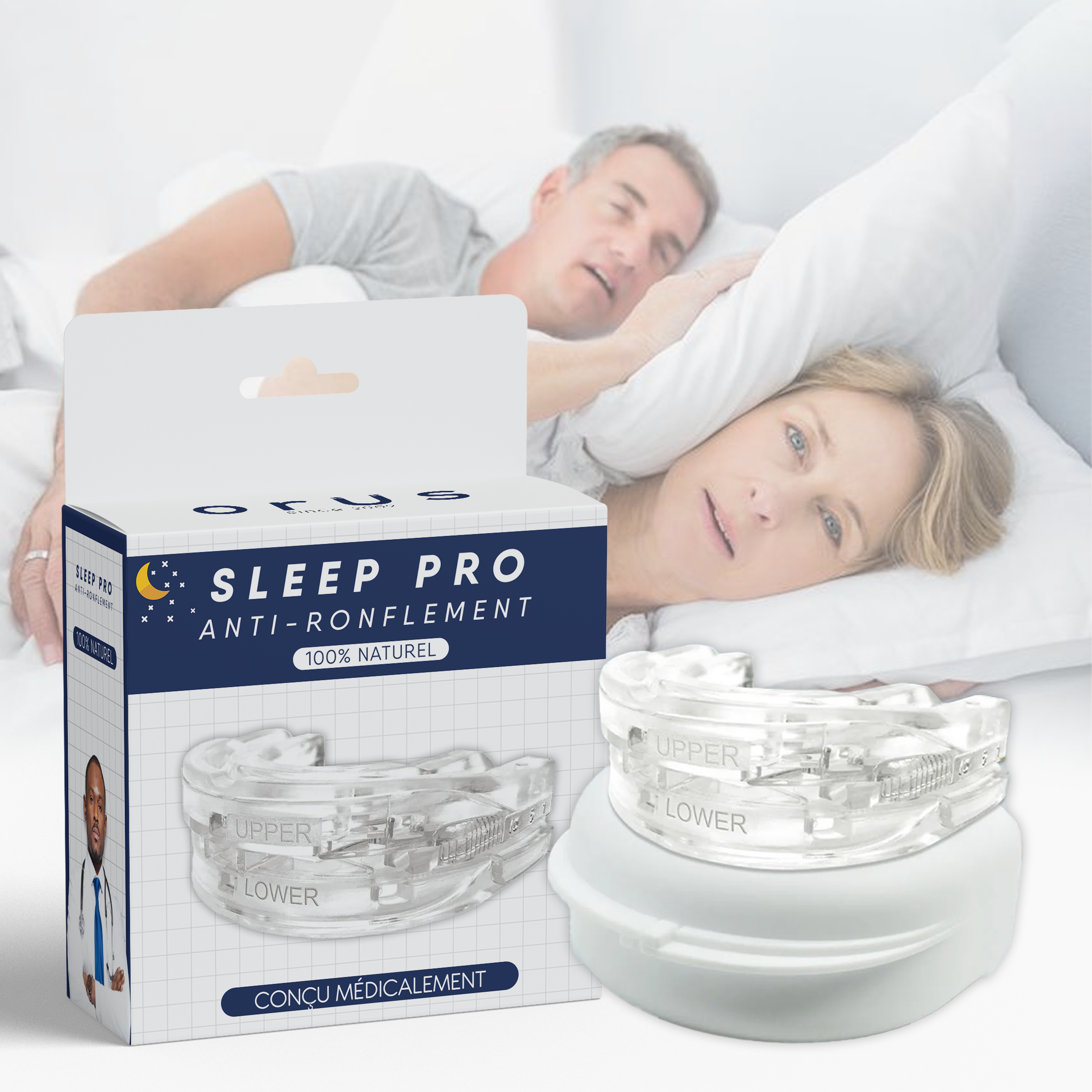 SLEEP PRO - Appareil Médicalement conçu pour le ronflement